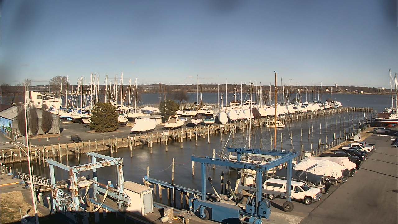 Thumbnail for current weather camera view from Tidewater Marina in Havre de Grace, Maryland