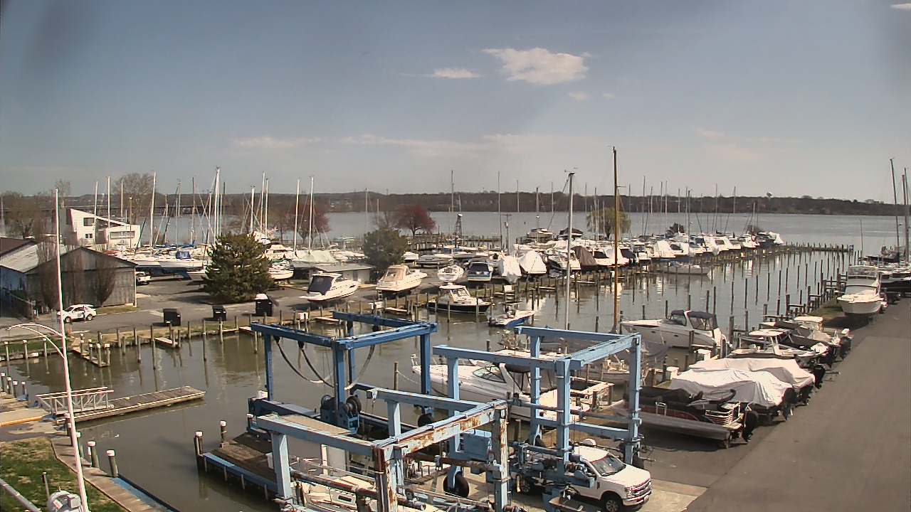 Thumbnail for current weather camera view from Tidewater Marina in Havre de Grace, Maryland