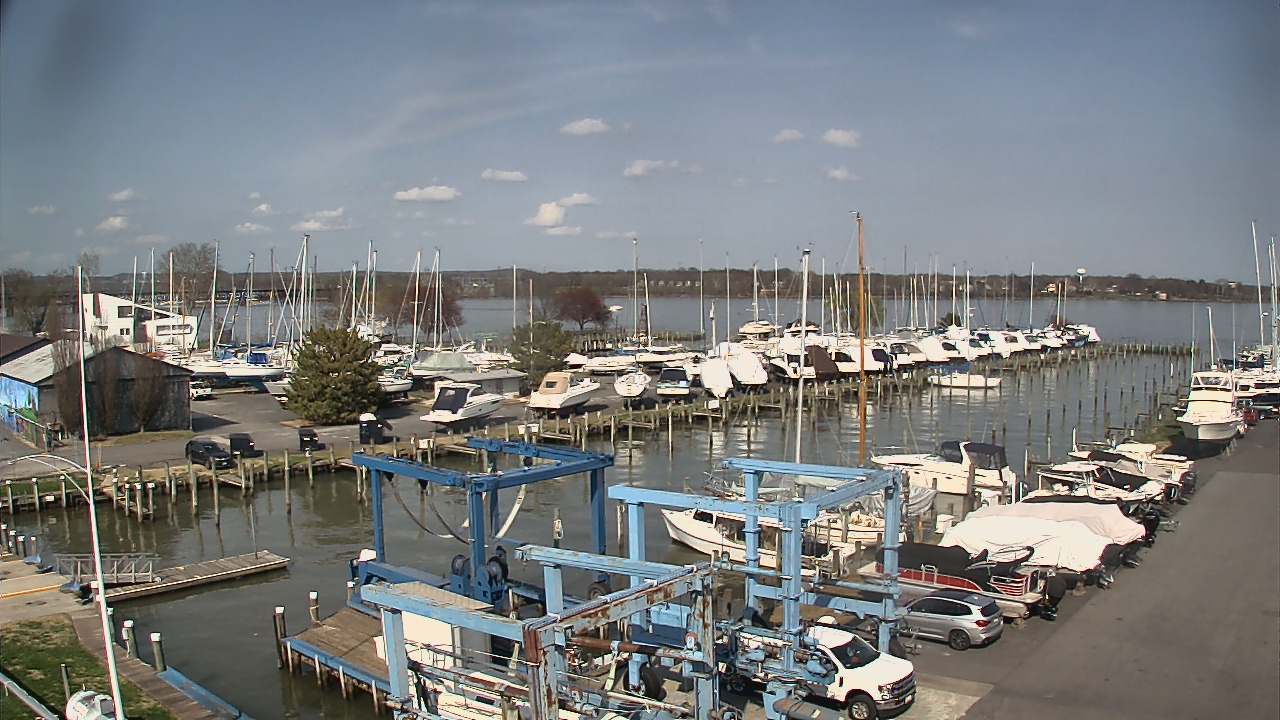 Thumbnail for current weather camera view from Tidewater Marina in Havre de Grace, Maryland