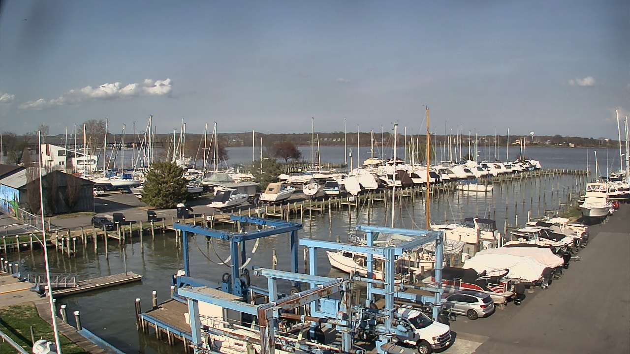 Thumbnail for current weather camera view from Tidewater Marina in Havre de Grace, Maryland