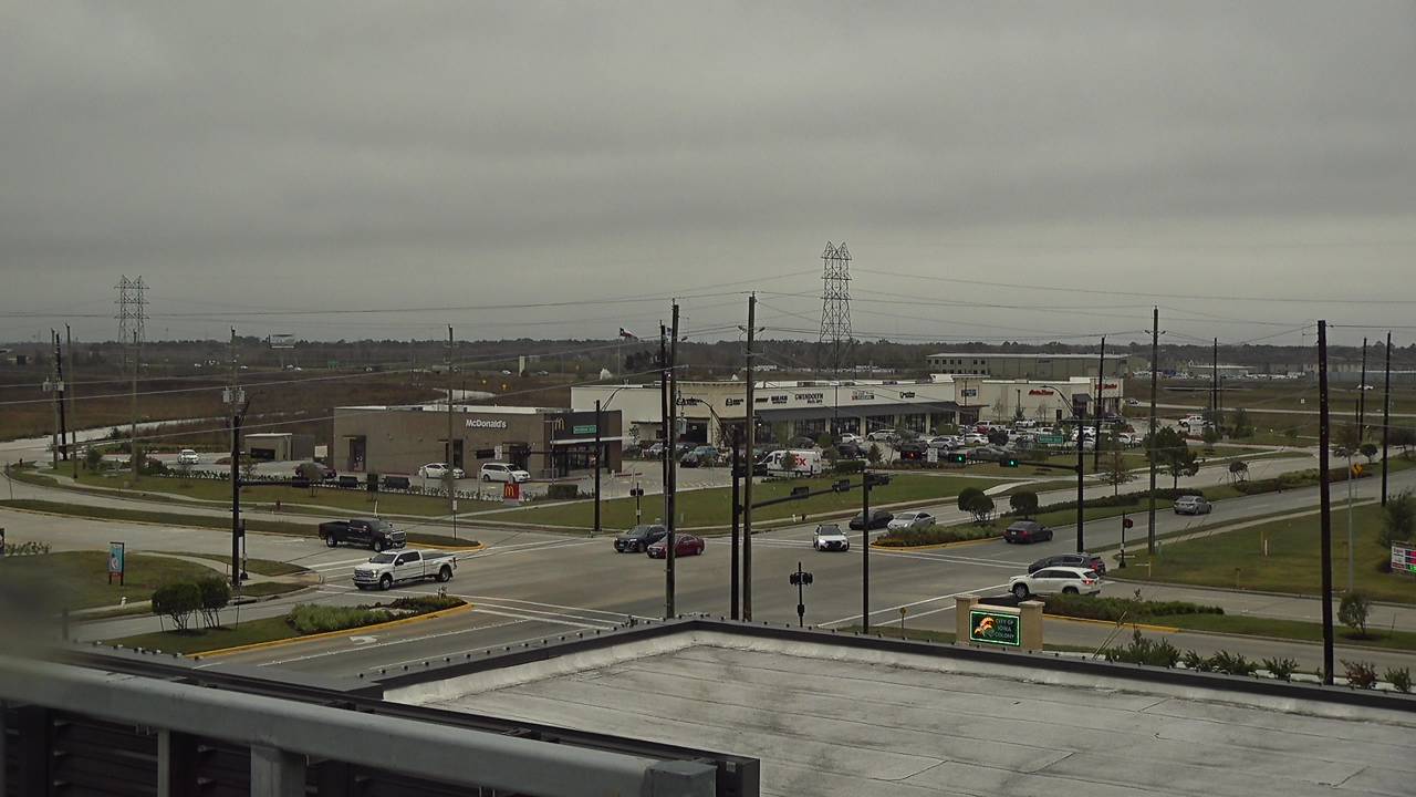 Thumbnail for current weather camera view from Iowa Colony Police Department in Meridiana, Texas