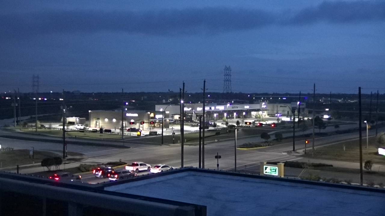 Thumbnail for current weather camera view from Iowa Colony Police Department in Meridiana, Texas