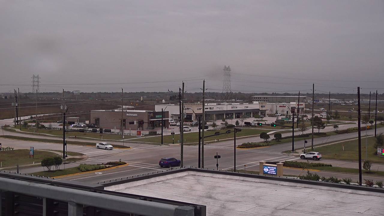 Thumbnail for current weather camera view from Iowa Colony Police Department in Meridiana, Texas