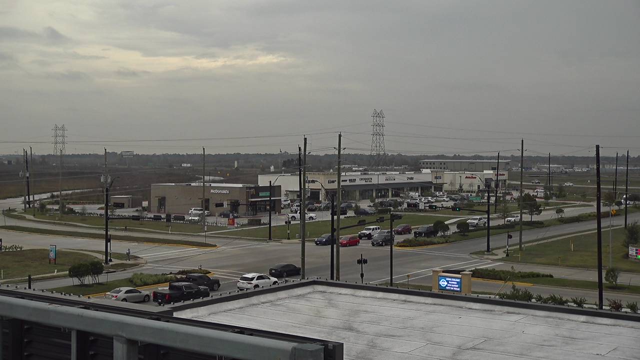 Thumbnail for current weather camera view from Iowa Colony Police Department in Meridiana, Texas