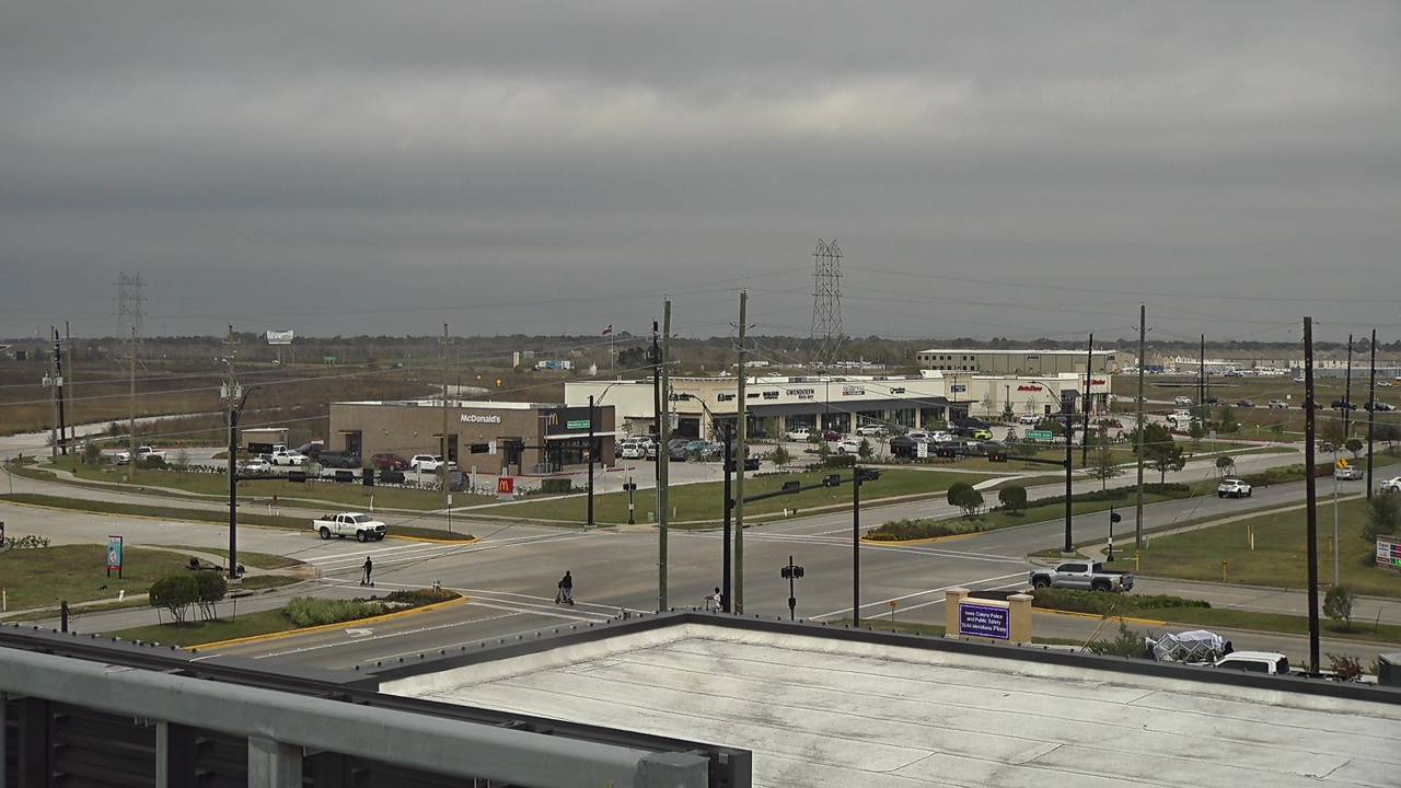 Thumbnail for current weather camera view from Iowa Colony Police Department in Meridiana, Texas