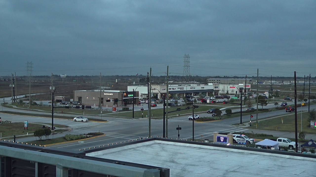 Thumbnail for current weather camera view from Iowa Colony Police Department in Meridiana, Texas