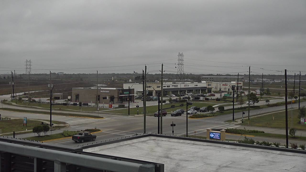 Thumbnail for current weather camera view from Iowa Colony Police Department in Meridiana, Texas