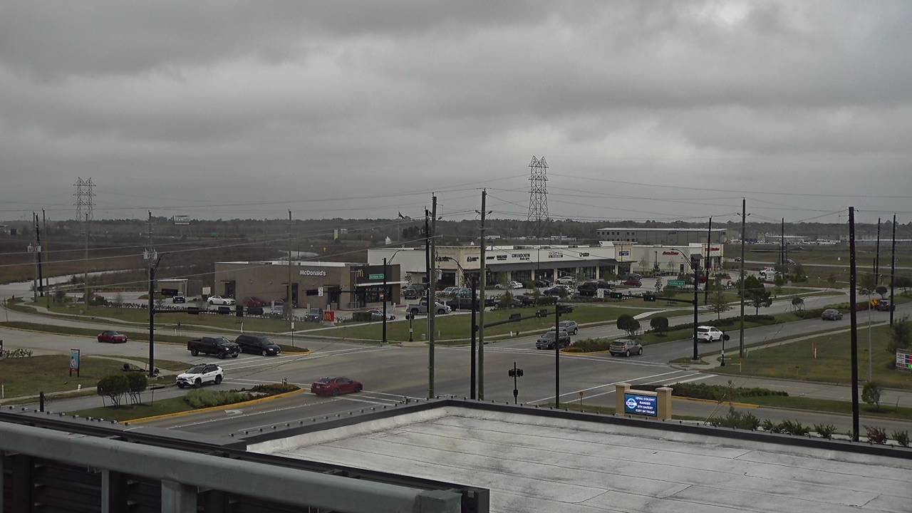Thumbnail for current weather camera view from Iowa Colony Police Department in Meridiana, Texas