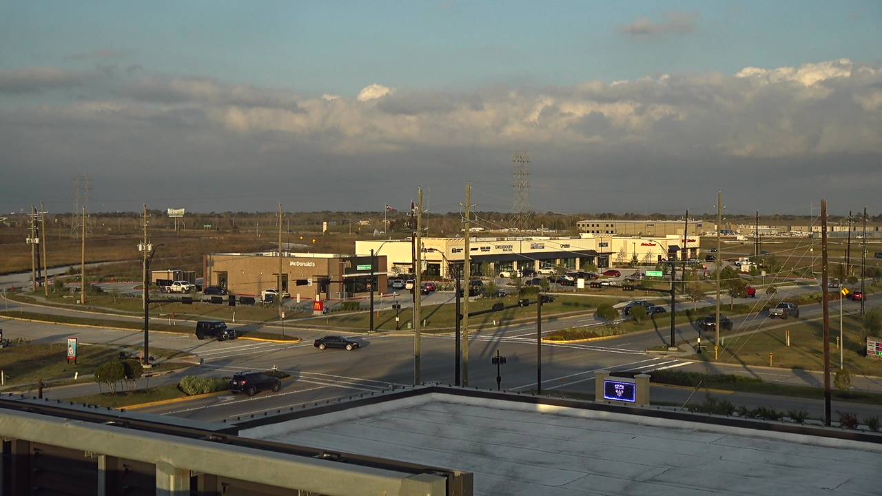Thumbnail for current weather camera view from Iowa Colony Police Department in Meridiana, Texas