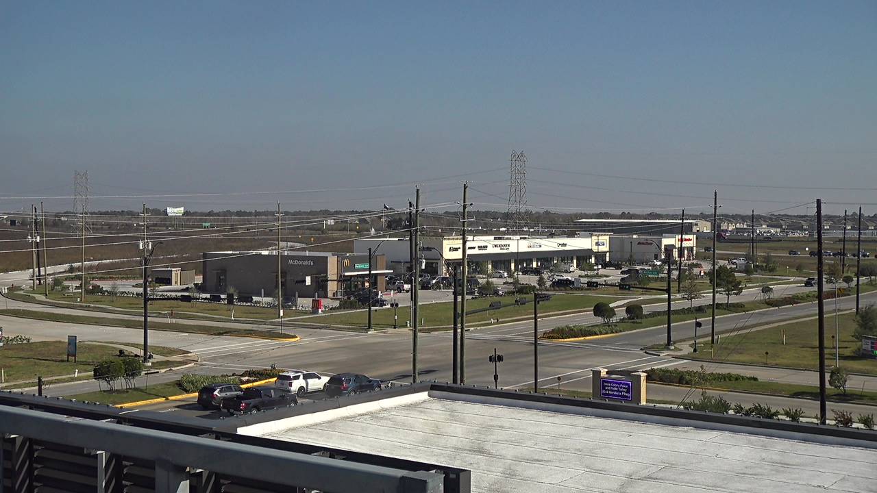 Thumbnail for current weather camera view from Iowa Colony Police Department in Meridiana, Texas