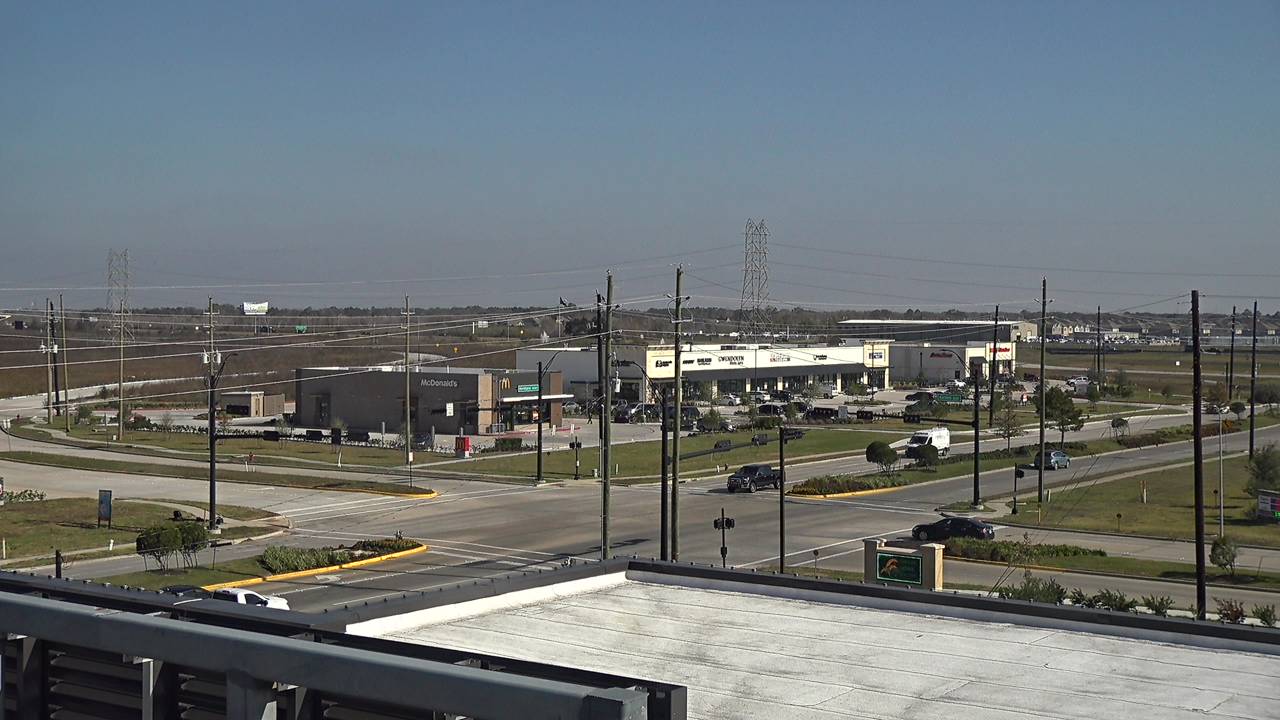 Thumbnail for current weather camera view from Iowa Colony Police Department in Meridiana, Texas