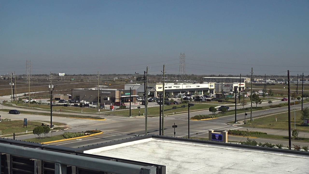 Thumbnail for current weather camera view from Iowa Colony Police Department in Meridiana, Texas