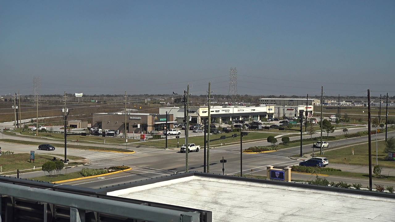 Thumbnail for current weather camera view from Iowa Colony Police Department in Meridiana, Texas