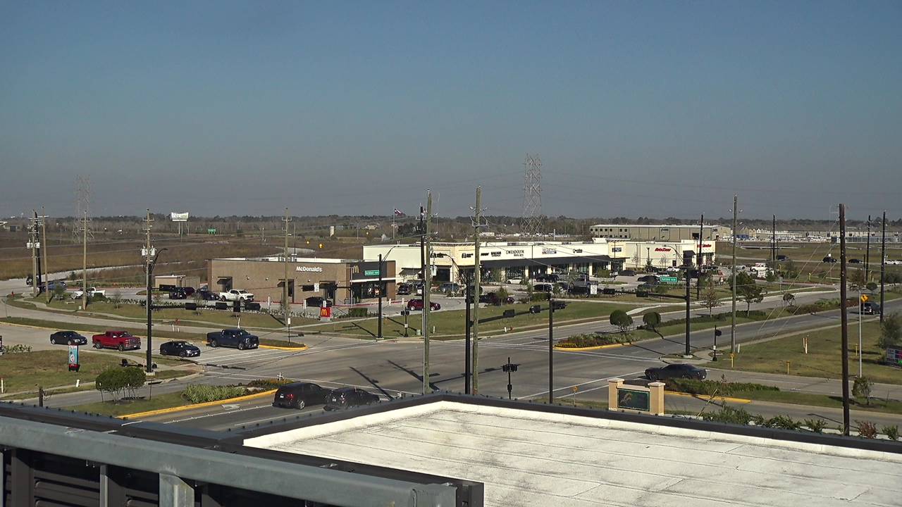 Thumbnail for current weather camera view from Iowa Colony Police Department in Meridiana, Texas