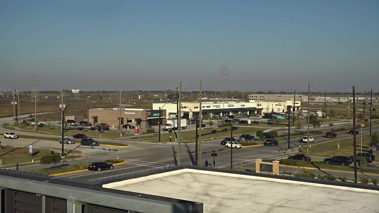 Thumbnail for current weather camera view from Iowa Colony Police Department in Meridiana, Texas