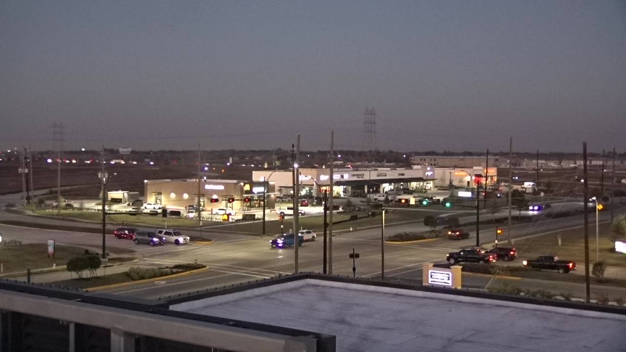 Thumbnail for current weather camera view from Iowa Colony Police Department in Meridiana, Texas