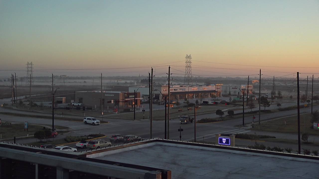 Thumbnail for current weather camera view from Iowa Colony Police Department in Meridiana, Texas