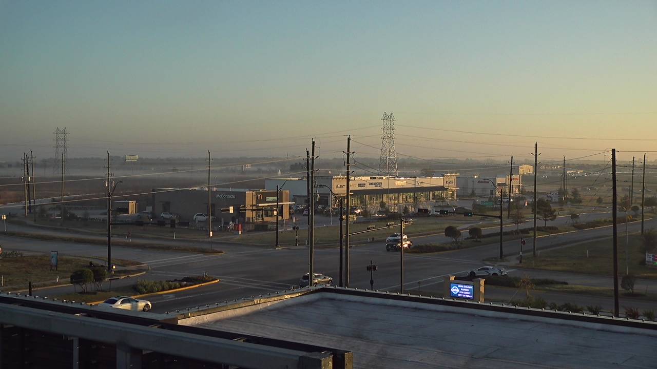 Thumbnail for current weather camera view from Iowa Colony Police Department in Meridiana, Texas