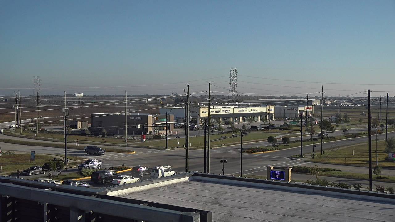 Thumbnail for current weather camera view from Iowa Colony Police Department in Meridiana, Texas