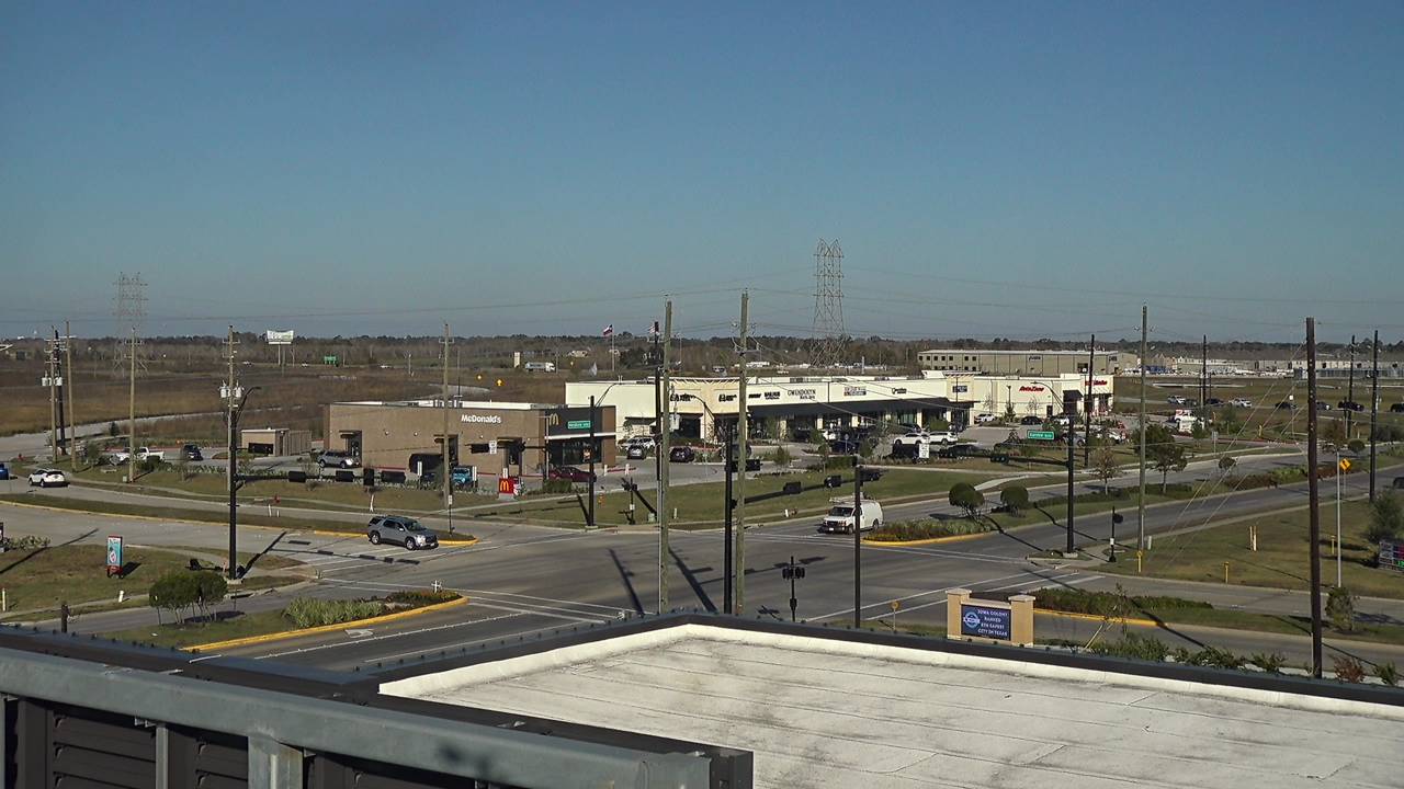 Thumbnail for current weather camera view from Iowa Colony Police Department in Meridiana, Texas