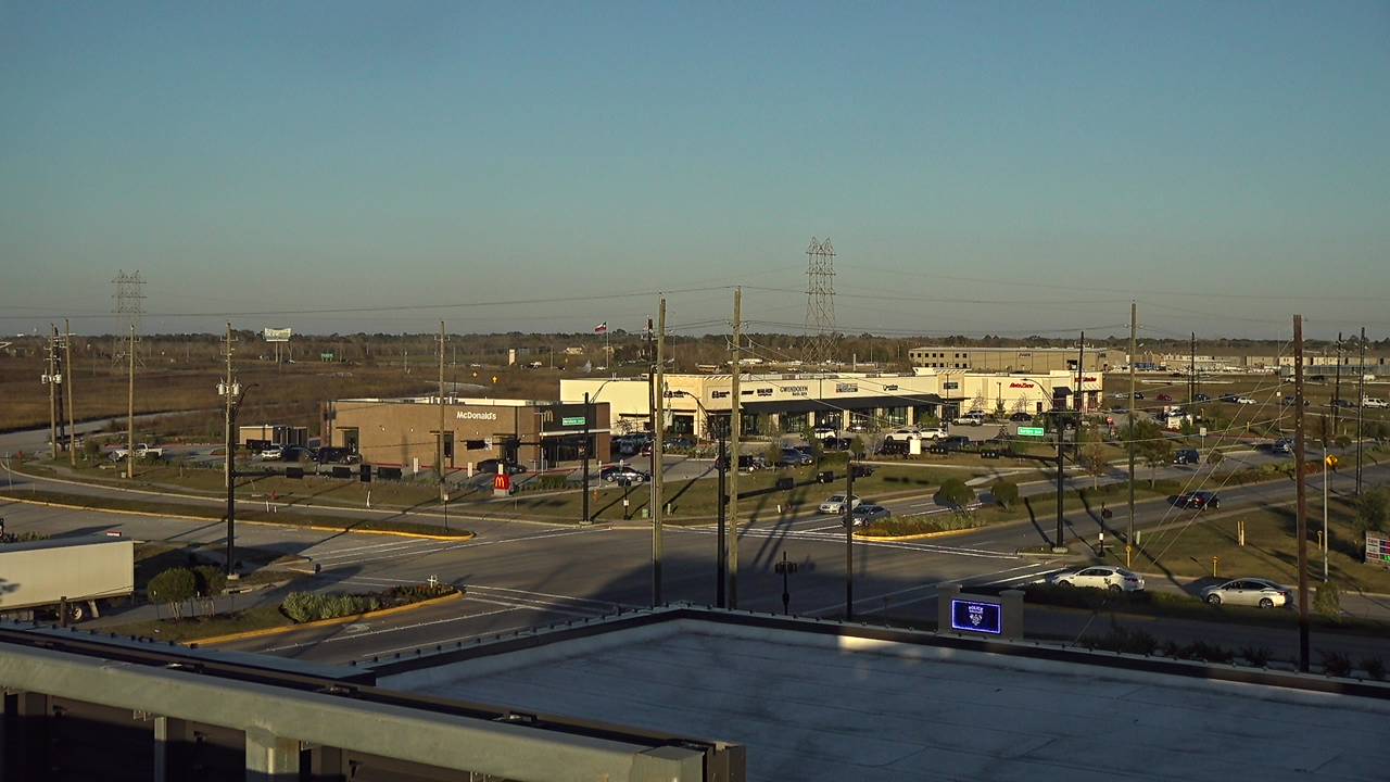 Thumbnail for current weather camera view from Iowa Colony Police Department in Meridiana, Texas