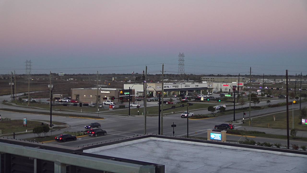 Thumbnail for current weather camera view from Iowa Colony Police Department in Meridiana, Texas