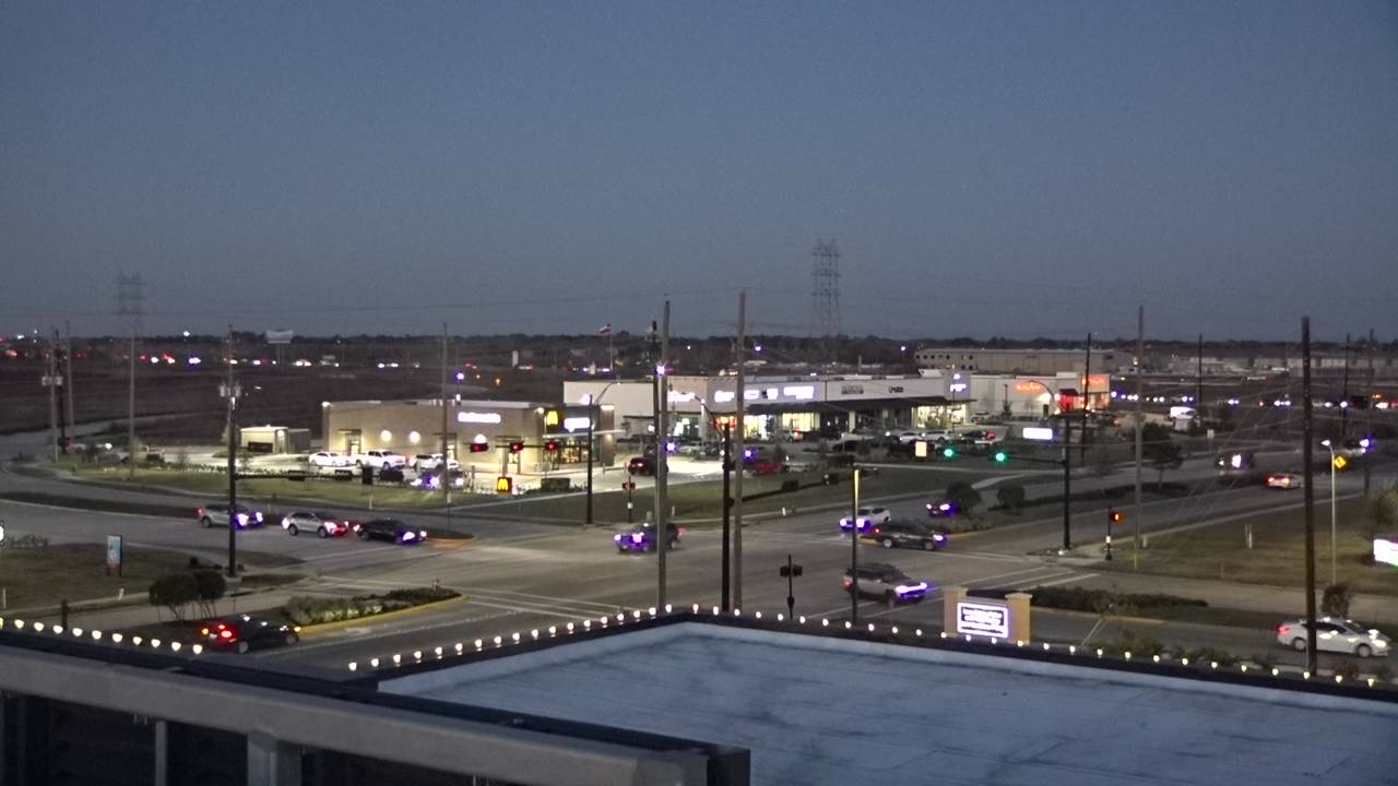 Thumbnail for current weather camera view from Iowa Colony Police Department in Meridiana, Texas