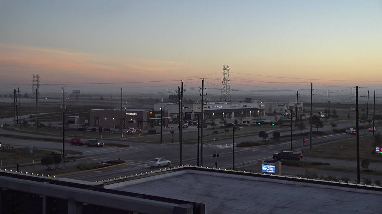 Thumbnail for current weather camera view from Iowa Colony Police Department in Meridiana, Texas