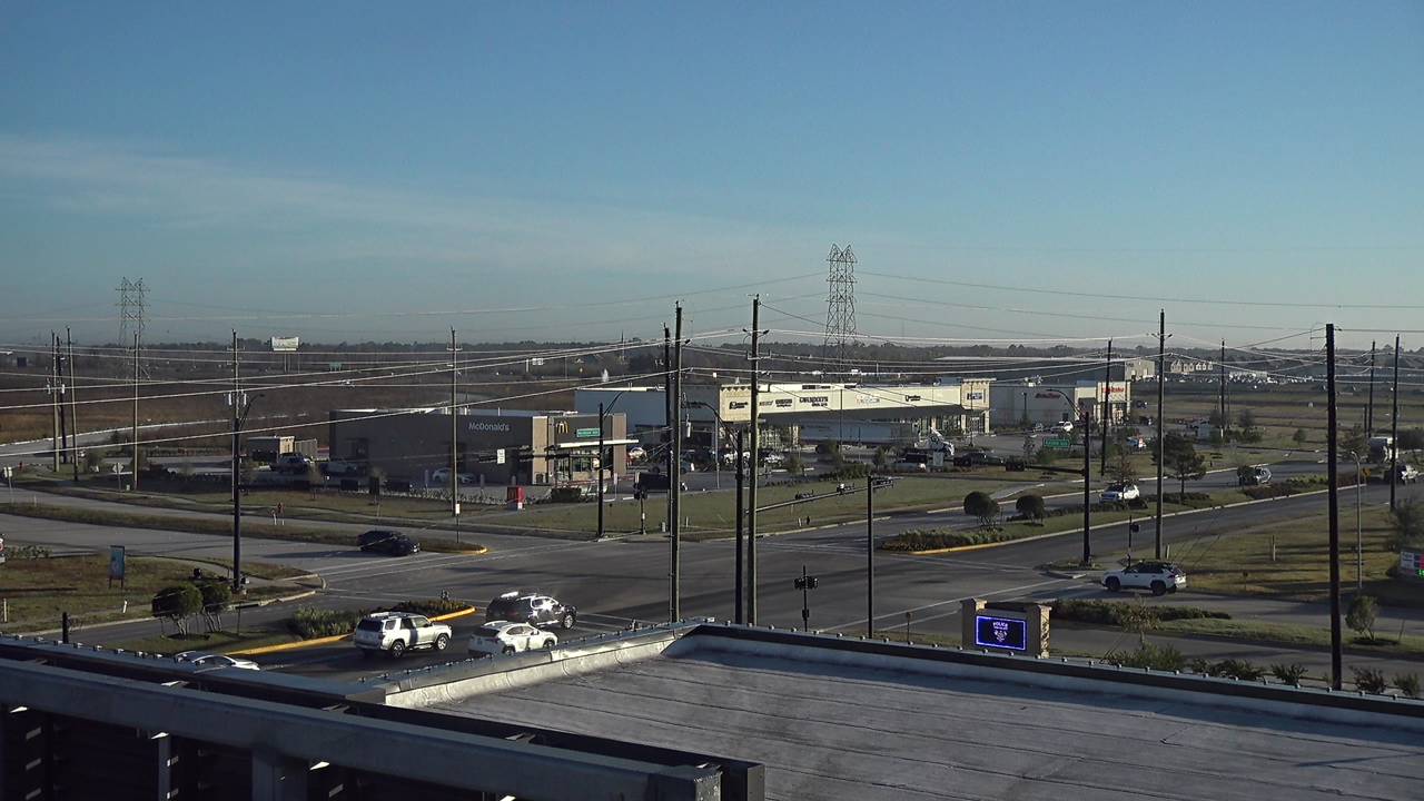 Thumbnail for current weather camera view from Iowa Colony Police Department in Meridiana, Texas