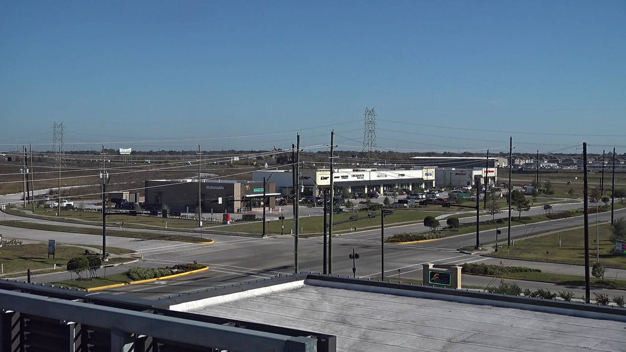Thumbnail for current weather camera view from Iowa Colony Police Department in Meridiana, Texas