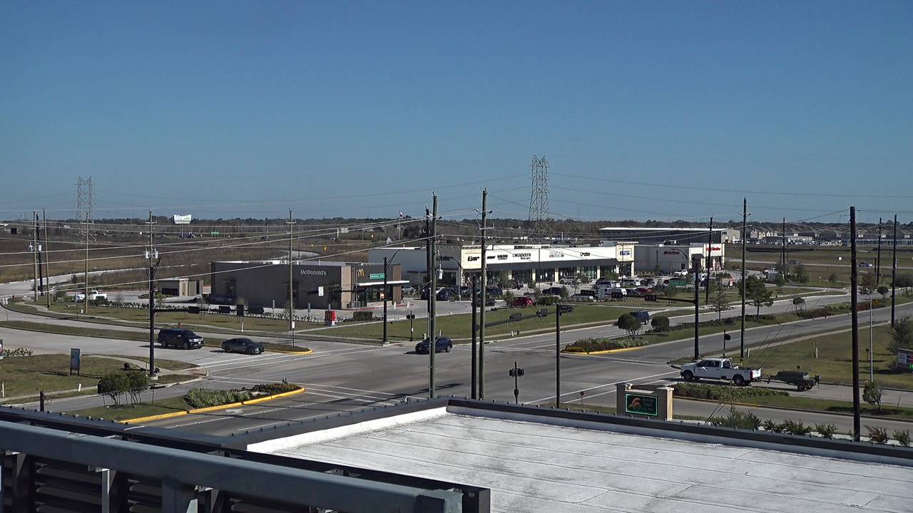 Thumbnail for current weather camera view from Iowa Colony Police Department in Meridiana, Texas