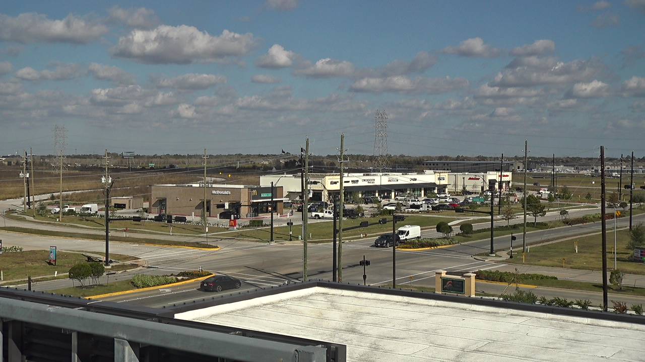 Thumbnail for current weather camera view from Iowa Colony Police Department in Meridiana, Texas