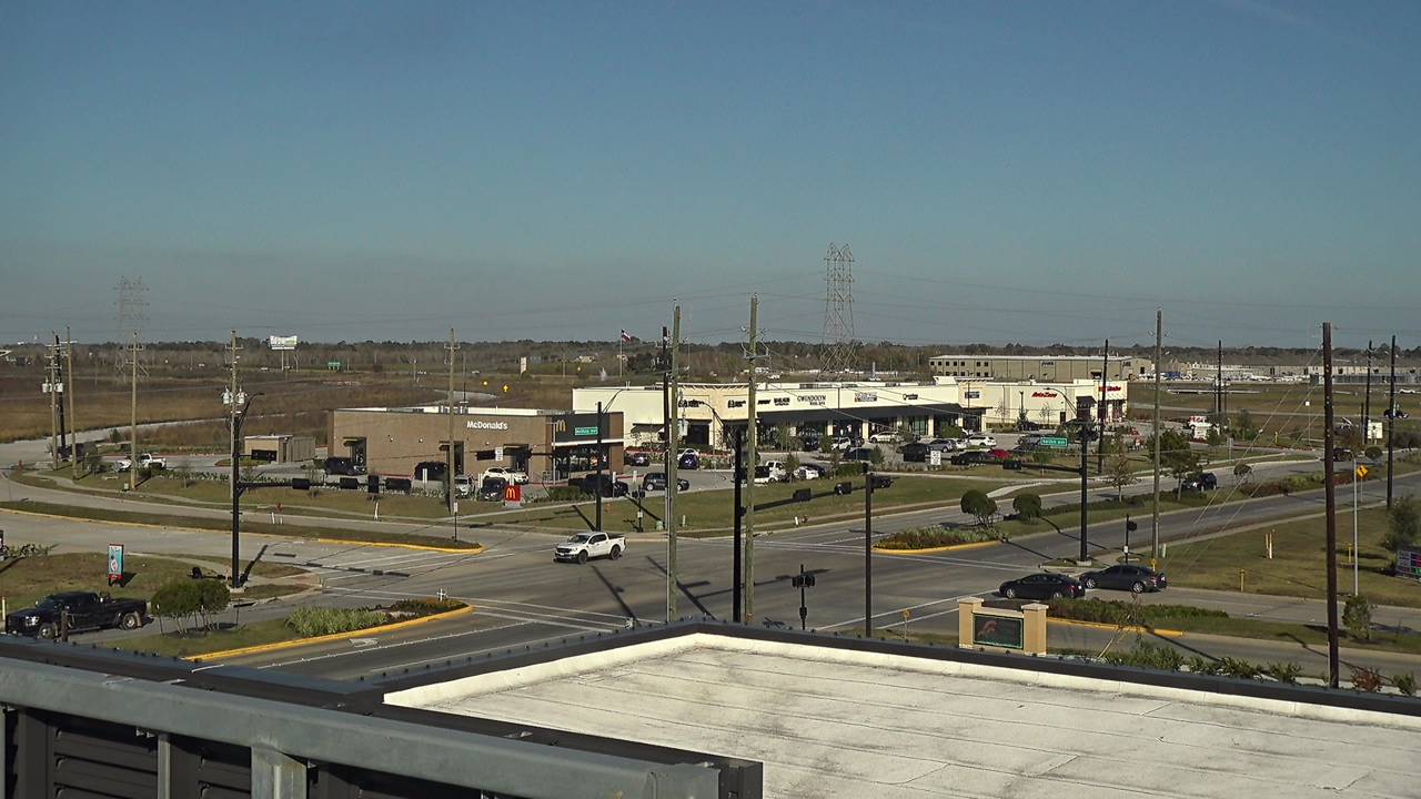 Thumbnail for current weather camera view from Iowa Colony Police Department in Meridiana, Texas