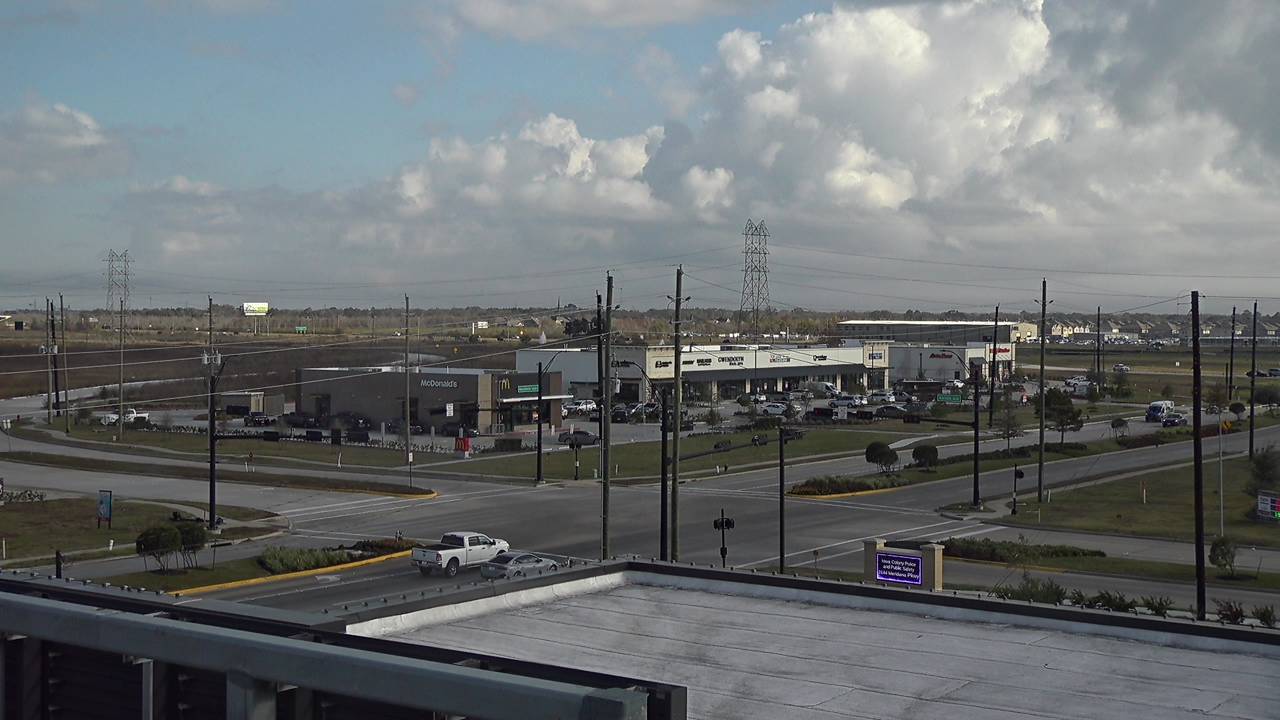 Thumbnail for current weather camera view from Iowa Colony Police Department in Meridiana, Texas