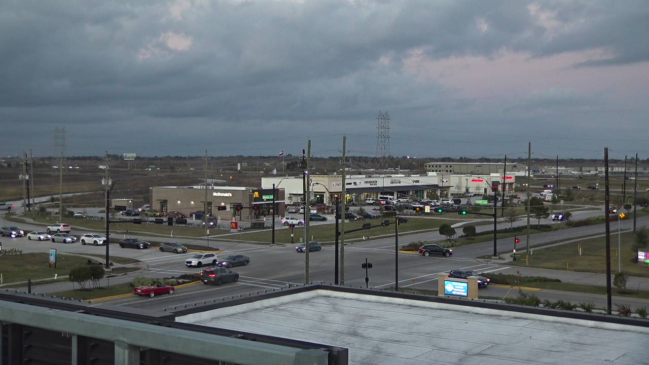 Thumbnail for current weather camera view from Iowa Colony Police Department in Meridiana, Texas