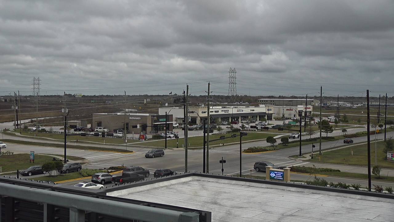 Thumbnail for current weather camera view from Iowa Colony Police Department in Meridiana, Texas