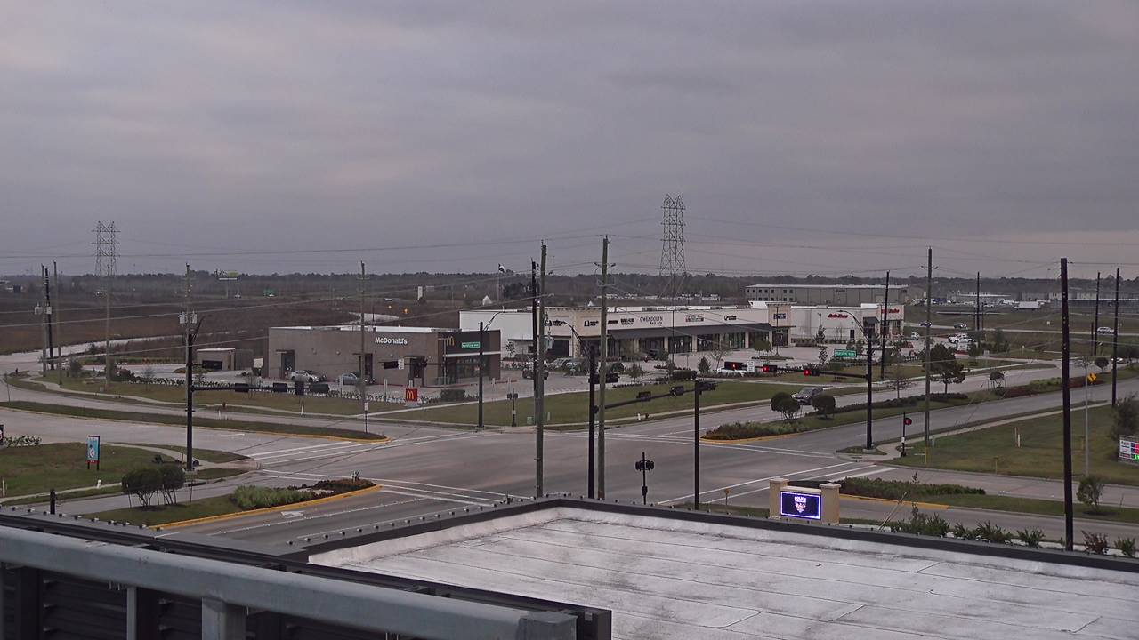 Thumbnail for current weather camera view from Iowa Colony Police Department in Meridiana, Texas