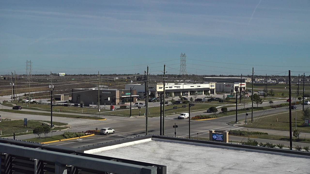 Thumbnail for current weather camera view from Iowa Colony Police Department in Meridiana, Texas