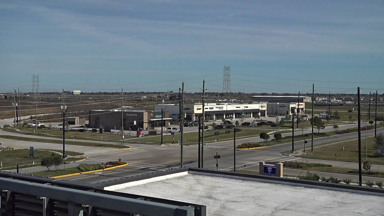 Thumbnail for current weather camera view from Iowa Colony Police Department in Meridiana, Texas