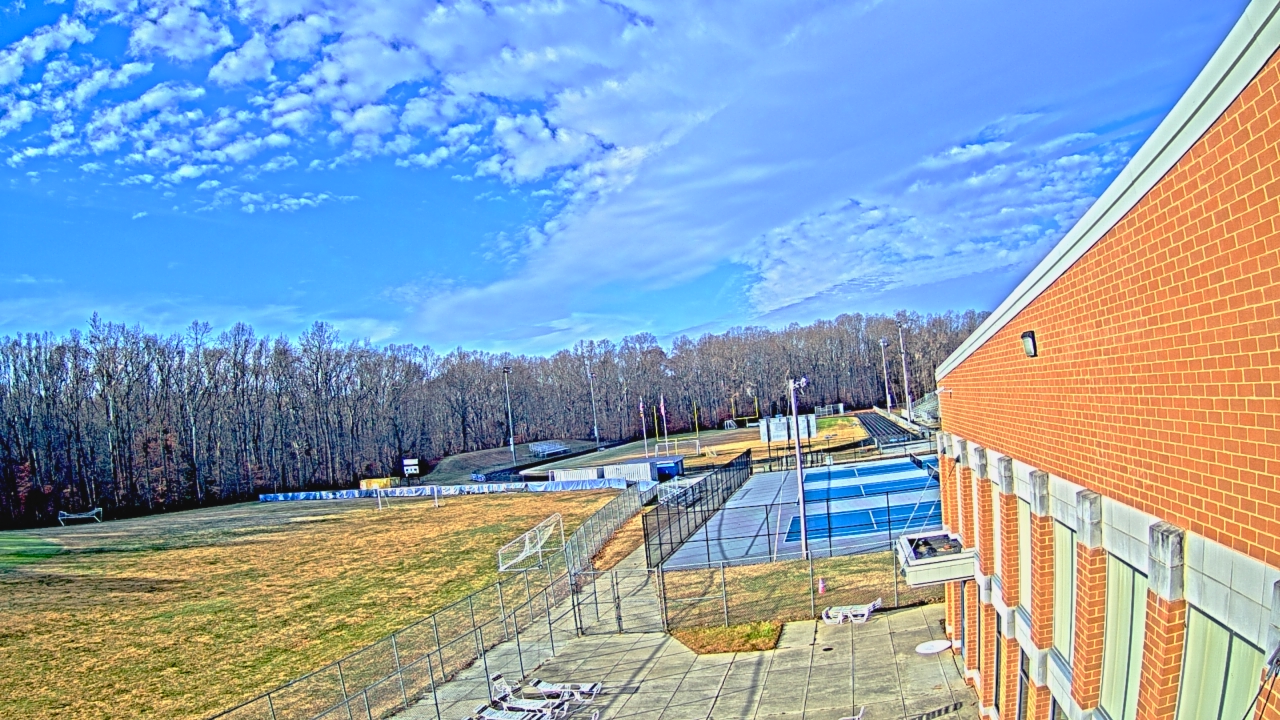 Thumbnail for current weather camera view from Lackey HS in Indian Head, Maryland