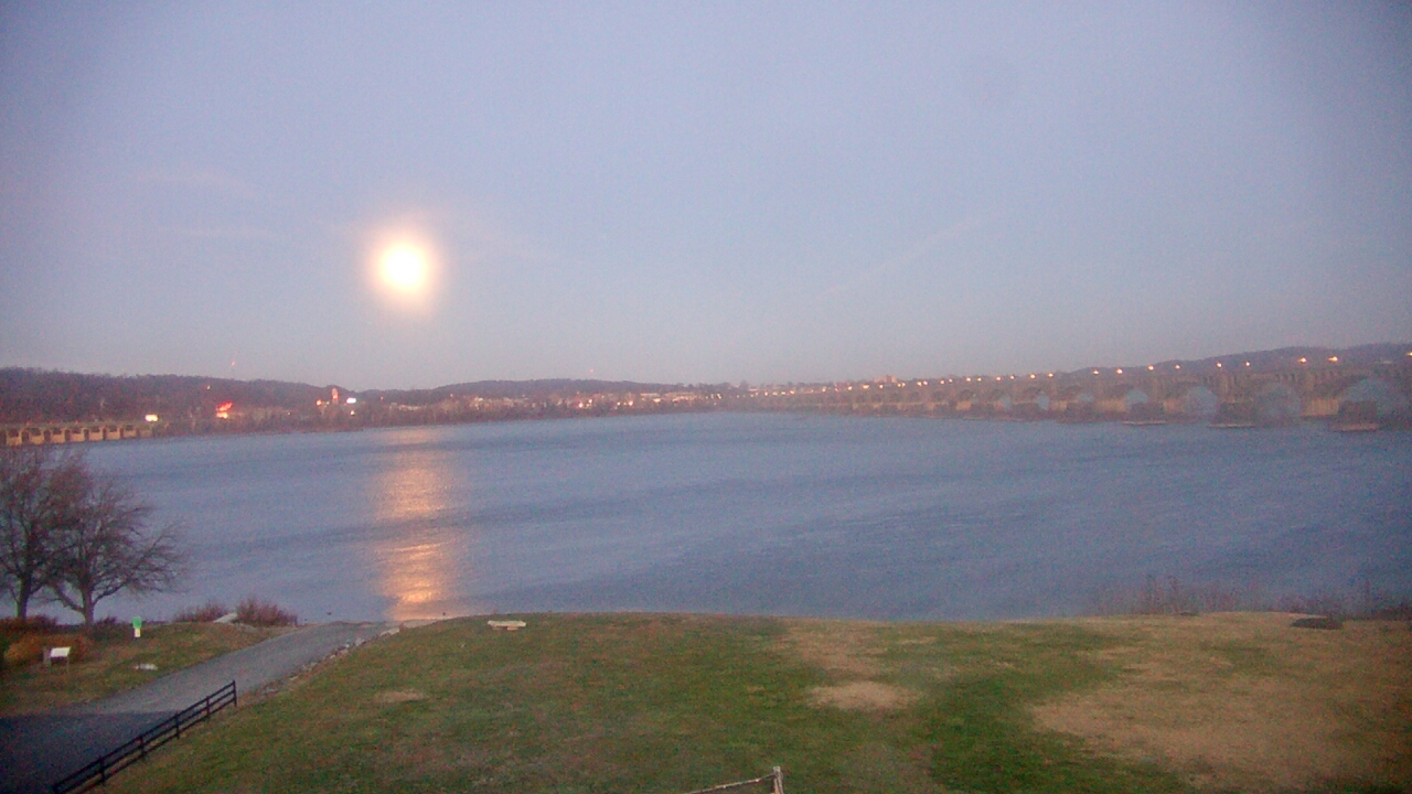 Thumbnail for current weather camera view from John Wright Restaurant in Wrightsville, Pennsylvania