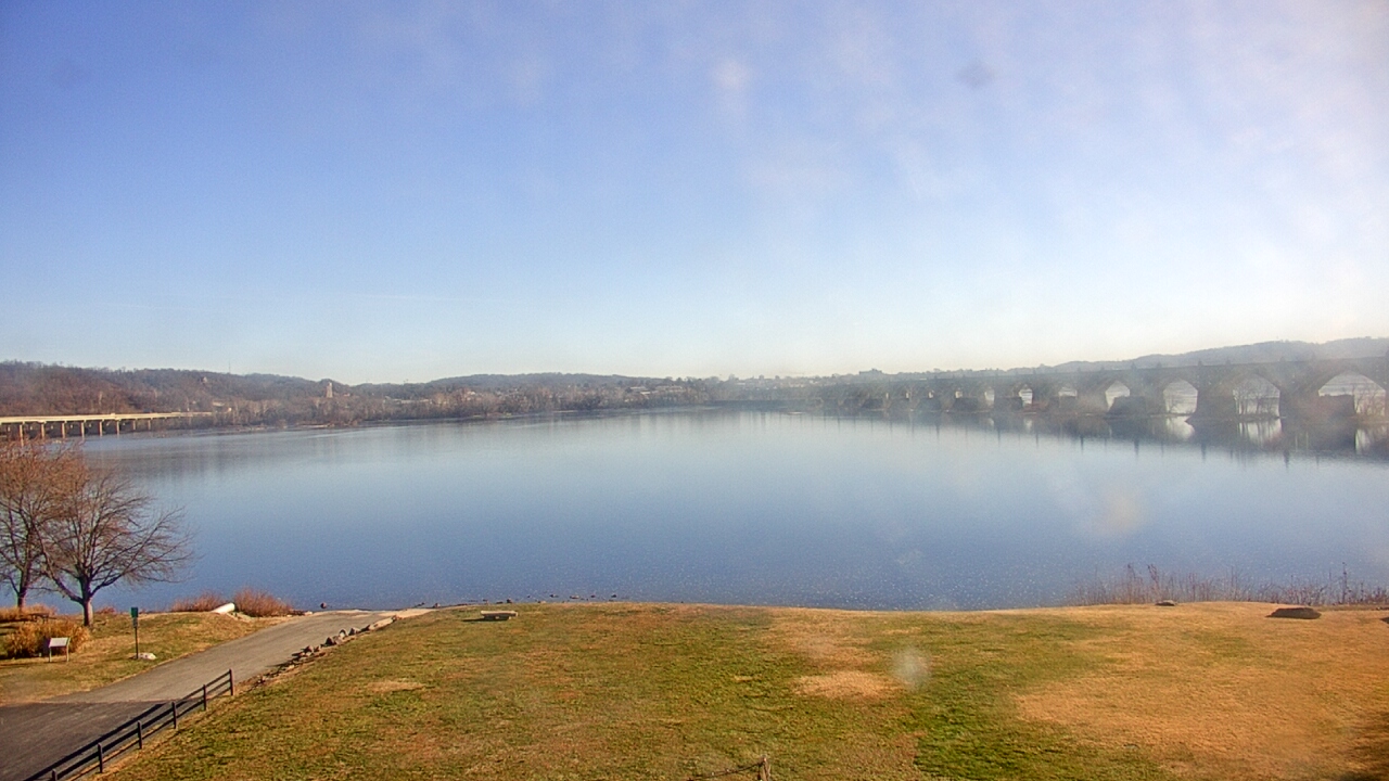 Thumbnail for current weather camera view from John Wright Restaurant in Wrightsville, Pennsylvania
