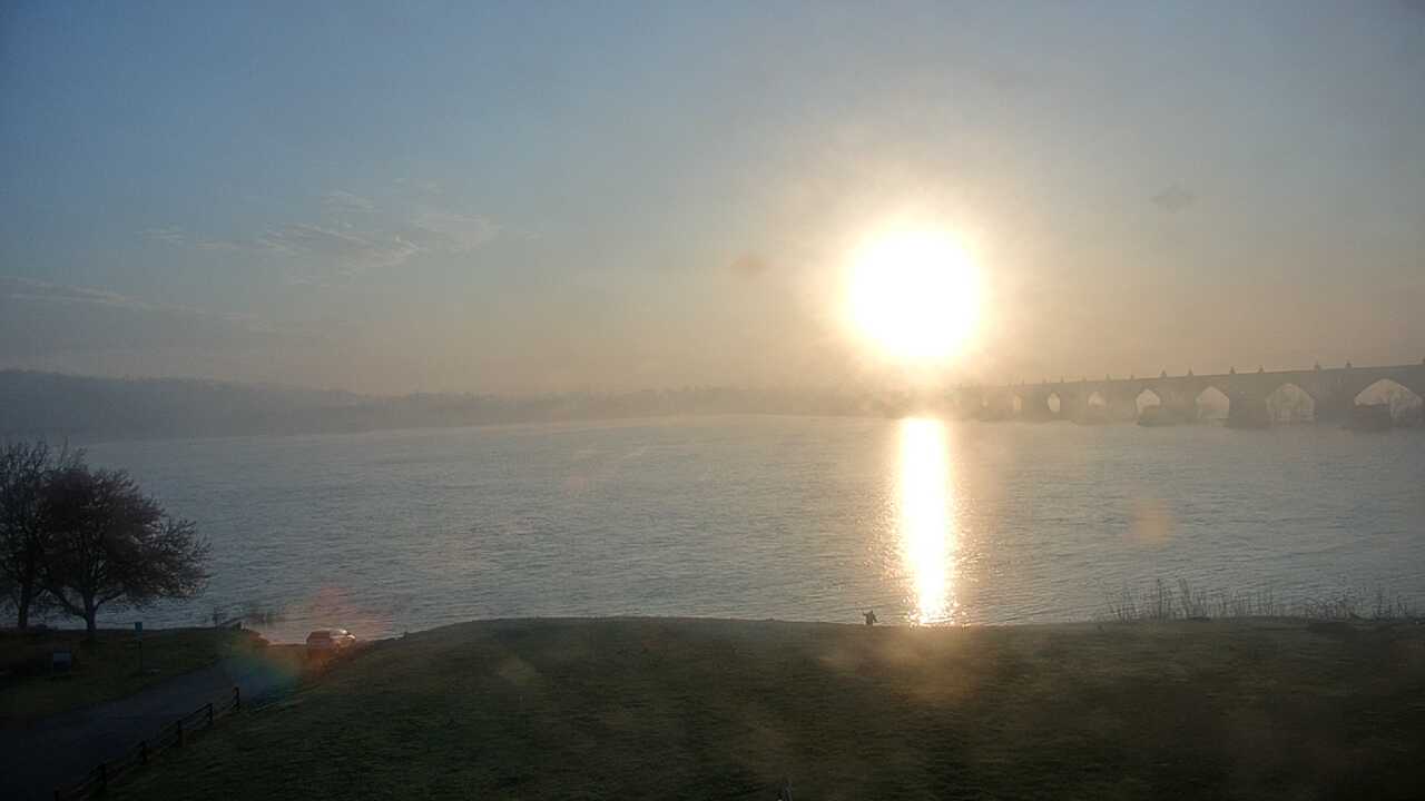 Thumbnail for current weather camera view from John Wright Restaurant in Wrightsville, Pennsylvania