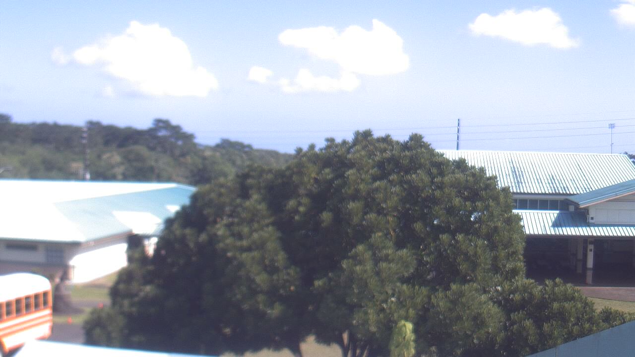 Thumbnail for current weather camera view from Keaau ES in Keaau, Hawaii