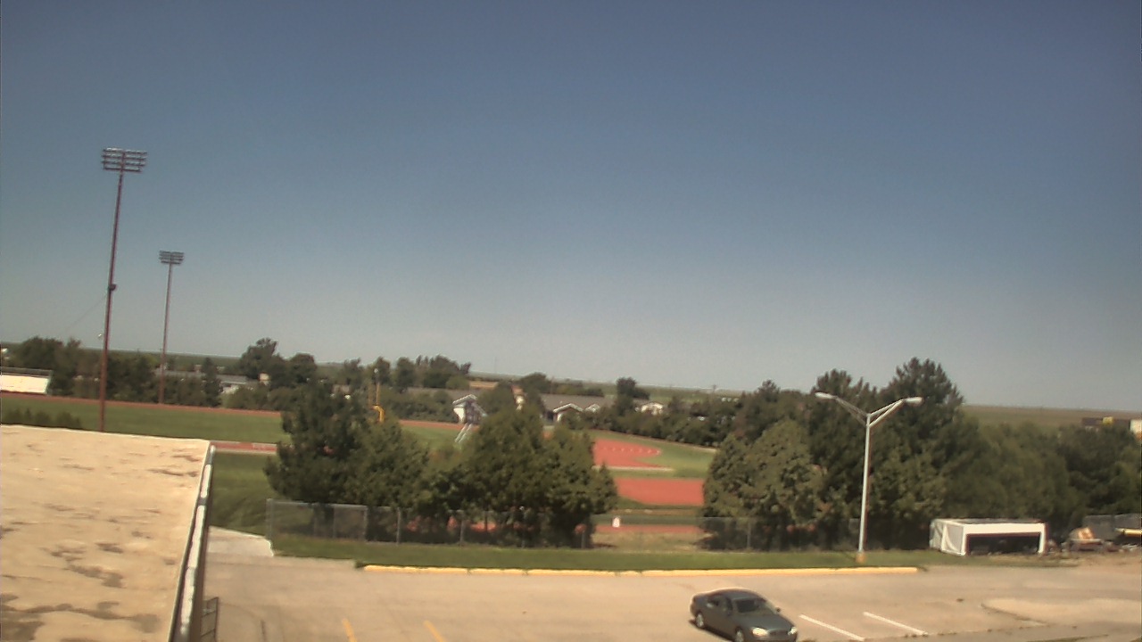 Thumbnail for current weather camera view from Stanton County Jr/Sr High School in Johnson City, Kansas