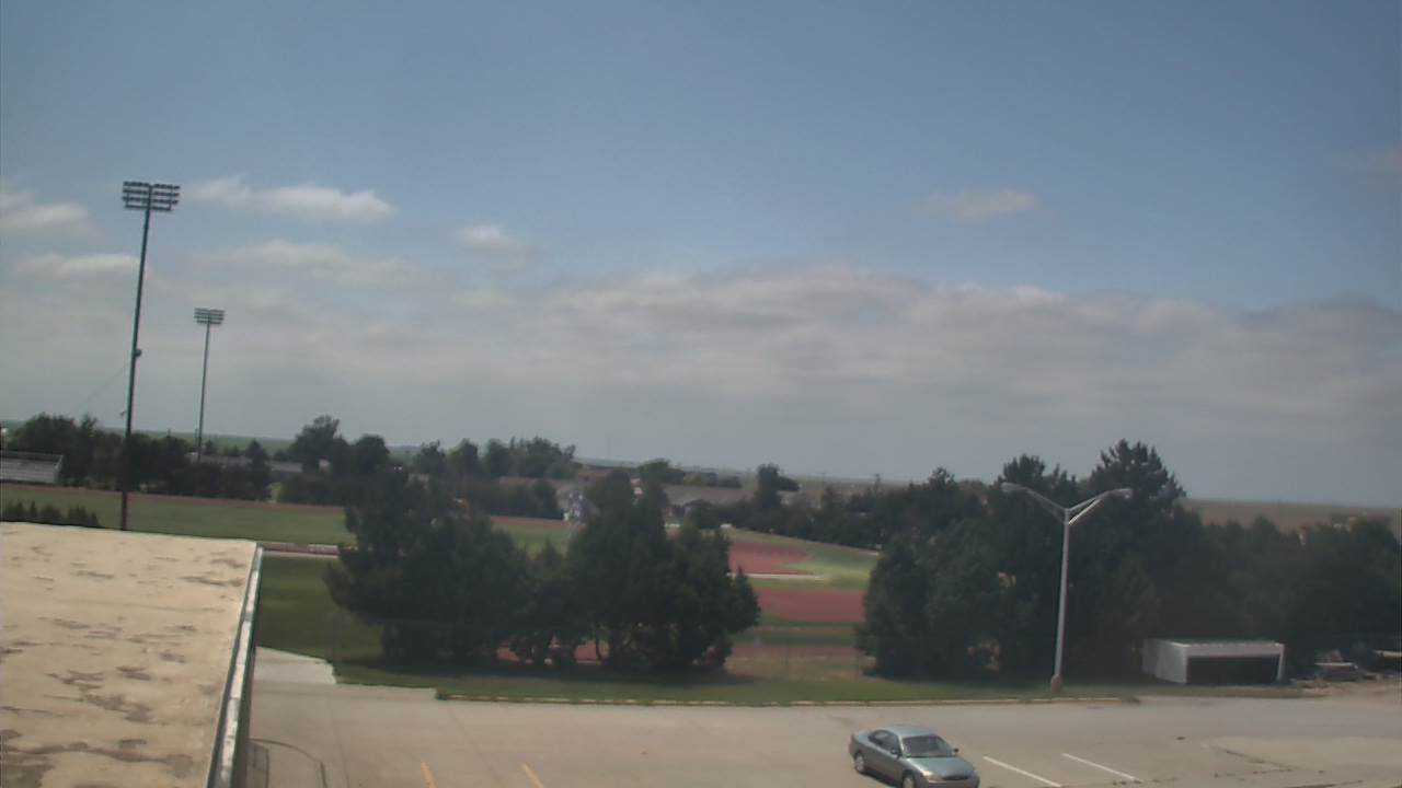 Thumbnail for current weather camera view from Stanton County Jr/Sr High School in Johnson City, Kansas