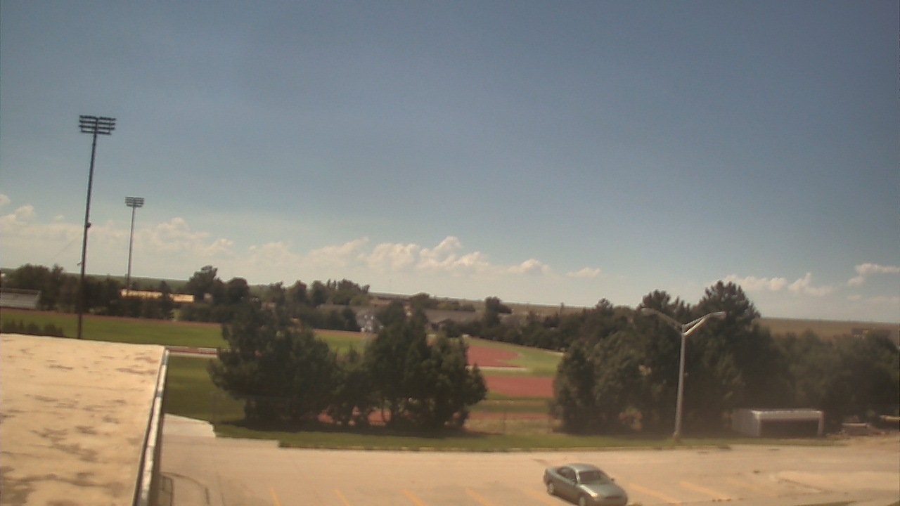 Thumbnail for current weather camera view from Stanton County Jr/Sr High School in Johnson City, Kansas