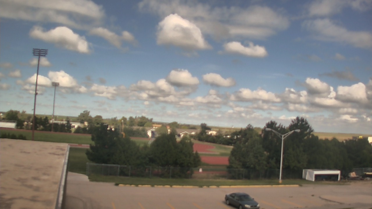 Thumbnail for current weather camera view from Stanton County Jr/Sr High School in Johnson City, Kansas