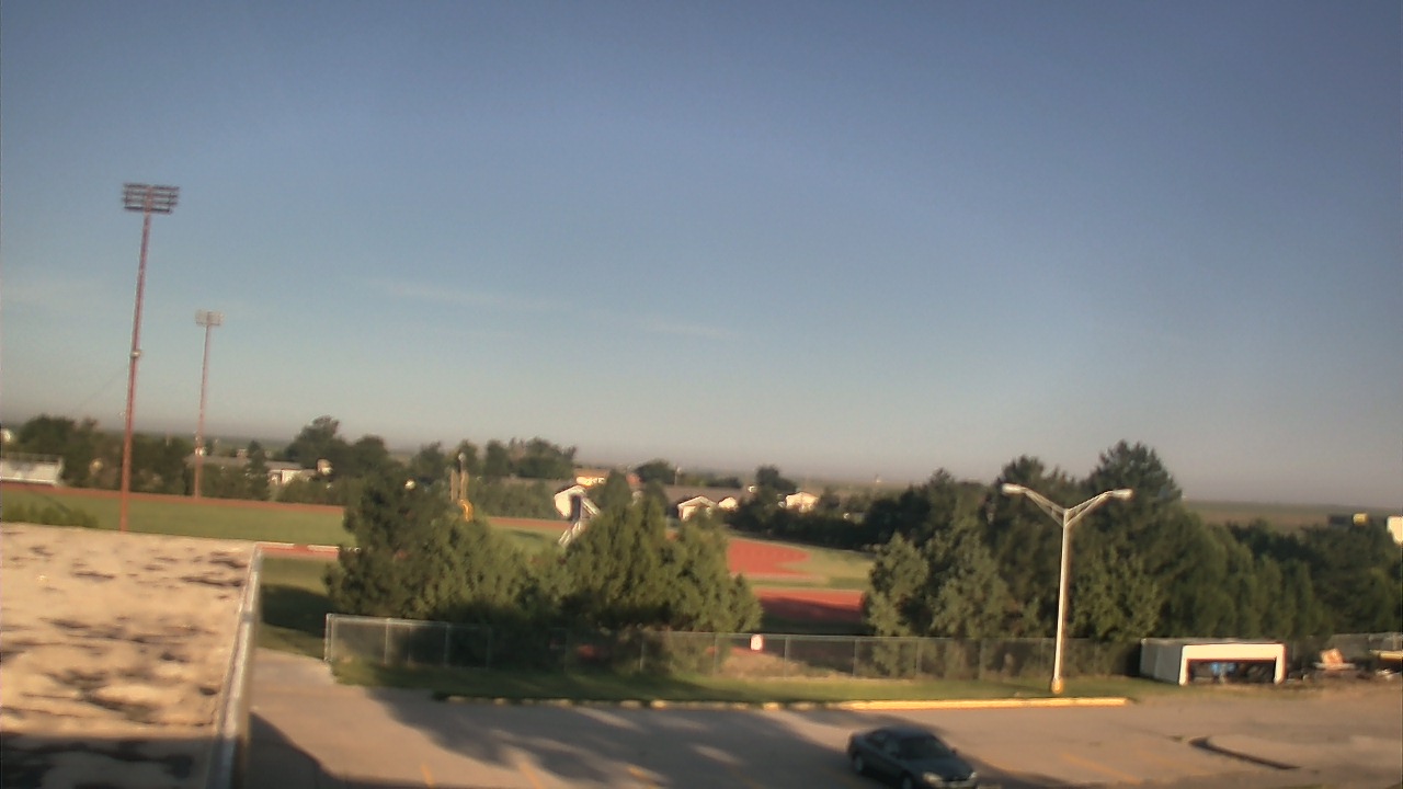 Thumbnail for current weather camera view from Stanton County Jr/Sr High School in Johnson City, Kansas