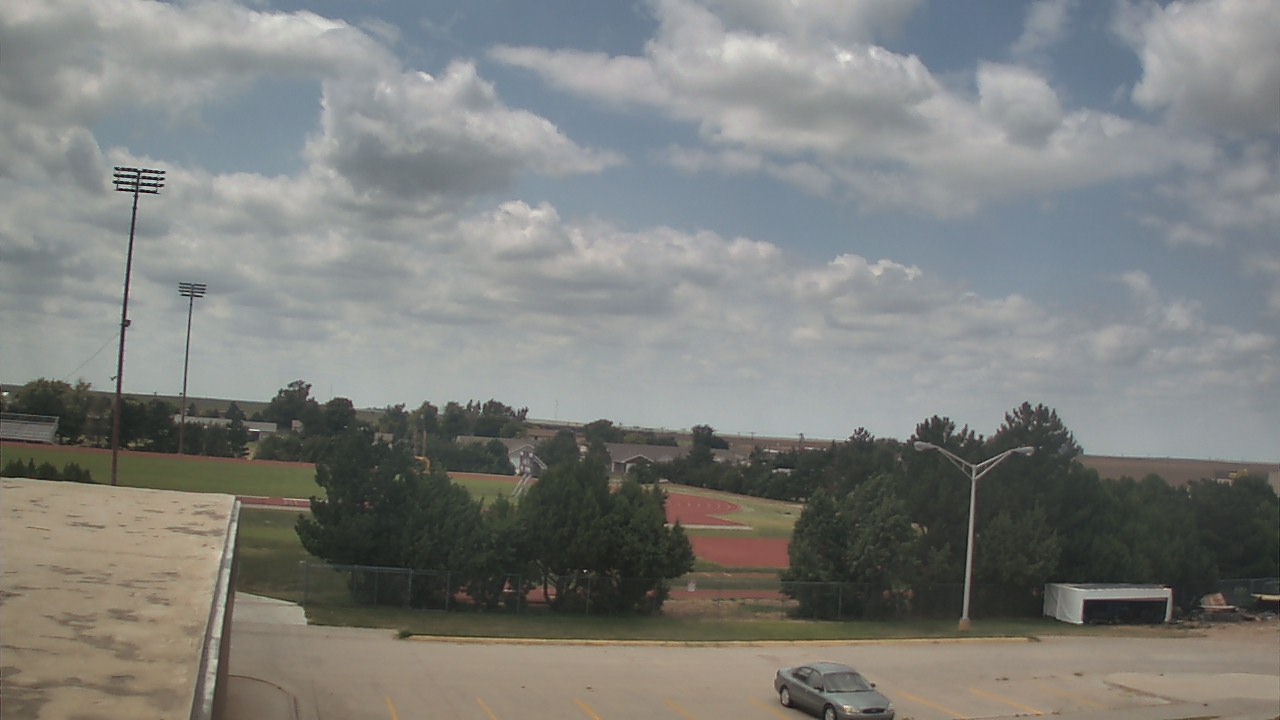 Thumbnail for current weather camera view from Stanton County Jr/Sr High School in Johnson City, Kansas